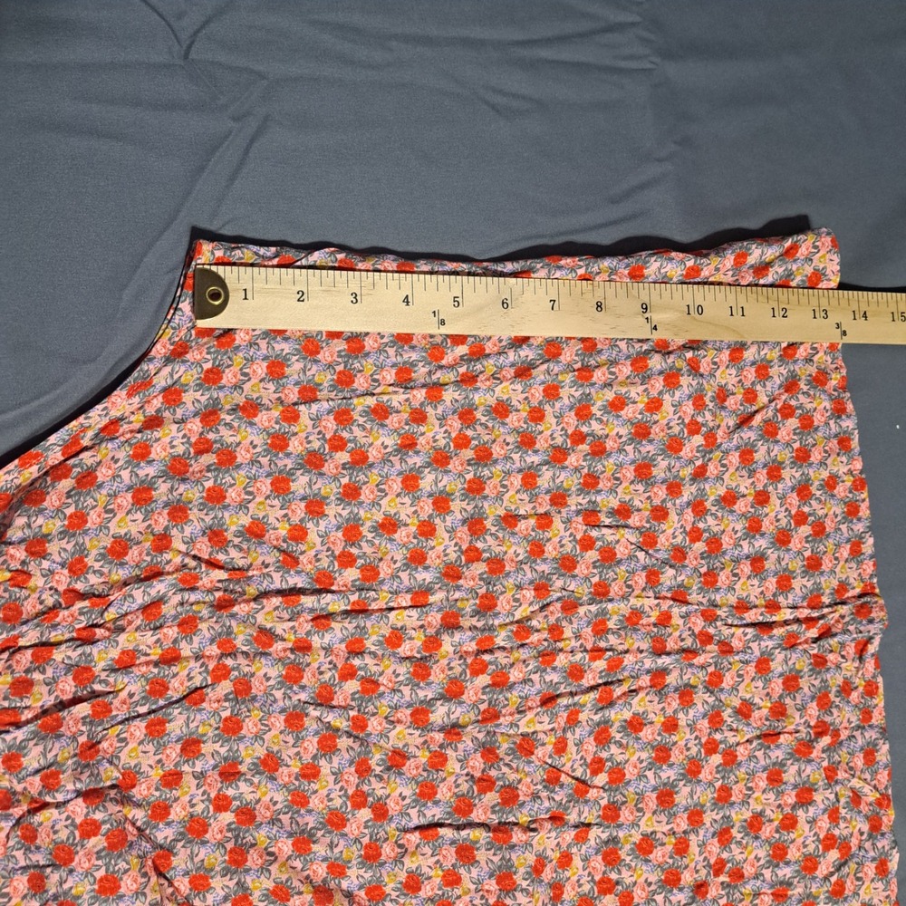NWT Emery Rose Floral Halter Tank Top Sleeveless Blouse LARGE Feminine - Picture 5 of 5